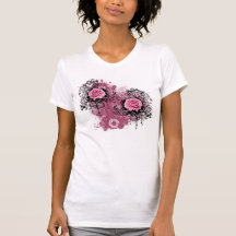 Camiseta de los rosas (para mujer)