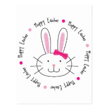 Camiseta de lúpulo del chica de Pascua Postal