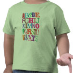 Camiseta del alfabeto