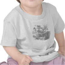 Camiseta del bebé de Gangsta