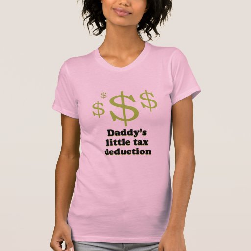 Camiseta del bebé de la deducción fiscal del papá