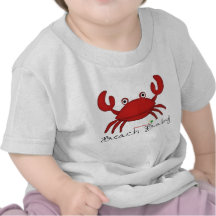 Camiseta del bebé de la playa
