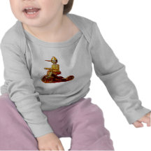 Camiseta del bebé de Pinocchio