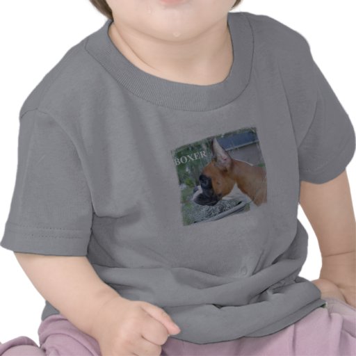 Camiseta del bebé del boxeador