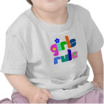 Camiseta del bebé/del niño de la regla de los chic