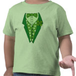 Camiseta del chaleco del Leprechaun para el día de