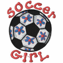 Camiseta del chica del fútbol