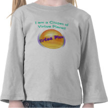 Camiseta del ciudadano del planeta de la virtud