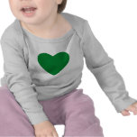 Camiseta del corazón de la bandera de Libia