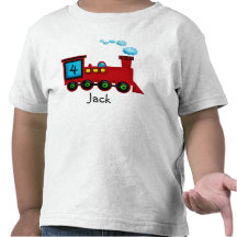 camiseta del cumpleaños de ChooChoo del tren del n