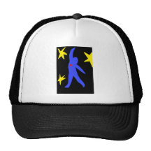 Camiseta del ~ del arte moderno del ~ que cae gorras de camionero