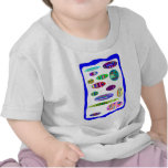 Camiseta del estilo de los pescados del acuario