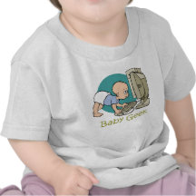 Camiseta del friki del bebé