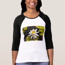 Camiseta del lirio de agua