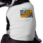 camiseta del mascota de uQR.me Ropa De Perro