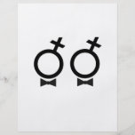 Camiseta del matrimonio homosexual flyer a todo color