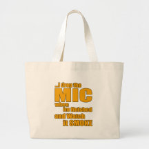 Camiseta del música rap bolsas