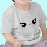 Camiseta del niño de la cara del bebé de Kawaii camisetas