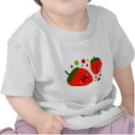 Camiseta del niño de las fresas