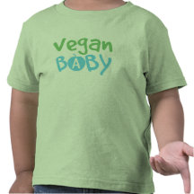 Camiseta del niño del bebé del vegano