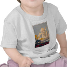 Camiseta del niño del Taj Mahal