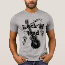 Camiseta del papá de Rock'N - regalo para el papá