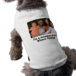 Camiseta del perro de la foto camiseta de mascota