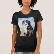 Camiseta del perro de montaña de Bernese