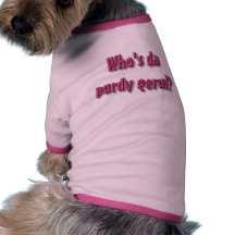 Camiseta del perro de Purdy Gerwl Ropa De Mascota