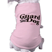 Camiseta del perro guardián camiseta de perrito