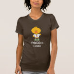 Camiseta del polluelo del Triathlon