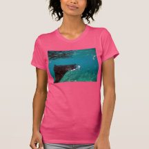 Camiseta del rayo de Manta de Hawaii de la bahía d