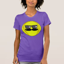 Camiseta del softball de Fastpitch del bigote