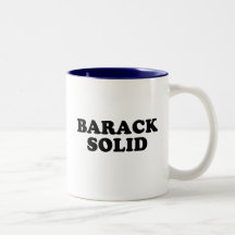 Camiseta del sólido de Barack Tazas