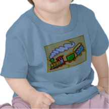 Camiseta del tren del bebé