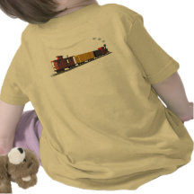 Camiseta del tren del juguete