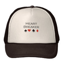 Camiseta del triturador del corazón gorras