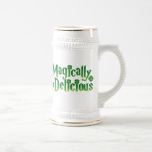 camiseta divertida de los patricks mágico delicios taza