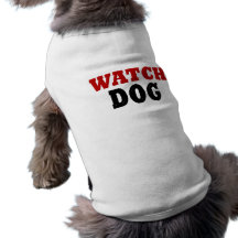 Camiseta divertida del perro guardián ropa perro