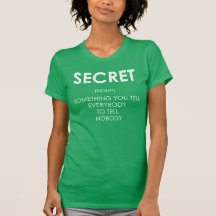Camiseta divertida secreta