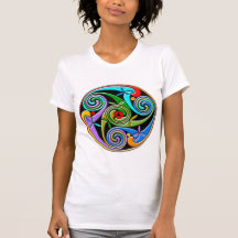 Camiseta espiral céltica