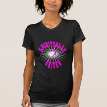 Camiseta espiritual conducida del logotipo