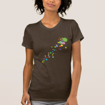 Camiseta flotante de la burbuja retra camisetas
