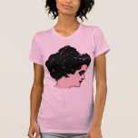 Camiseta gráfica del chica de Gibson en rosa y neg
