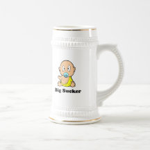 Camiseta grande del bebé del lechón taza