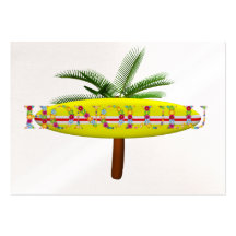 CAMISETA Honolulu Tarjetas De Negocios