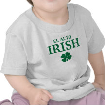 Camiseta irlandesa de encargo orgullosa de la ciud