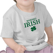 Camiseta irlandesa de encargo orgullosa de la ciud