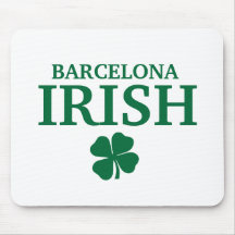 Camiseta irlandesa de encargo orgullosa de la ciud alfombrillas de raton