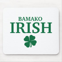 Camiseta irlandesa de encargo orgullosa de la ciud tapete de ratones
